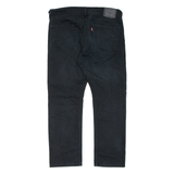 LEVI'S 513 Jeans Mens Black Slim Straight W36 L30