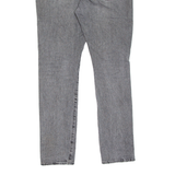 LEVI'S 510 BIG E Jeans Distressed Mens Grey Slim Skinny Charcoal Wash W34 L32