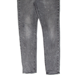 LEVI'S 512 BIG E Jeans Mens Grey Slim Tapered Charcoal Wash W33 L34
