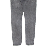 LEVI'S 512 BIG E Jeans Mens Grey Slim Tapered Charcoal Wash W33 L34