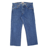 LEVI'S 501 Jeans Mens Blue Regular Straight Stone Wash W34 L25