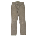 LEVI'S 511 Jeans Mens Green Slim Straight W26 L30