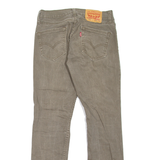 LEVI'S 511 Jeans Mens Green Slim Straight W26 L30