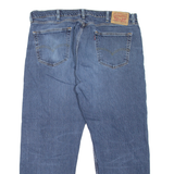 LEVI'S 505 Jeans Mens Blue Regular Straight Stone Wash W40 L30