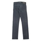 LEVI'S 511 Jeans Mens Black Skinny Straight W28 L30
