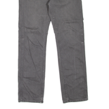 LEVI'S 513 Jeans Mens Grey Slim Straight W34 L34