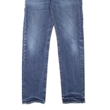 LEVI'S 502 Jeans BIG E Mens Blue Regular Tapered Stone Wash W34 L34