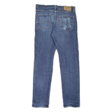 LEVI'S 502 Jeans BIG E Mens Blue Regular Tapered Stone Wash W34 L34
