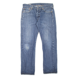 LEVI'S 501 BIG E Jeans Mens Blue Regular Straight Stone Wash W32 L30