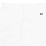 DICKIES Cargo Womens Workwear Shorts White M W34
