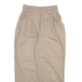 SYNONYME Womens Trousers Beige Relaxed Tapered Wool W25 L25