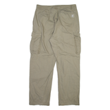 KARL KANI Cargo Mens Trousers Beige Relaxed Straight W37 L31