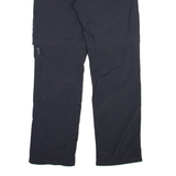 OXYLANE Detachable Leg Womens Trousers Grey Regular Straight W31 L31