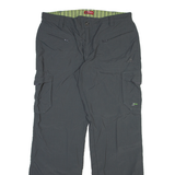 OCK Womens Trousers Grey Relaxed Tapered W33 L30