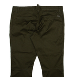 DSQUARED2 Womens Trousers Green Slim Straight W36 L26