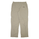 JACK WOLFSKIN Detachable Legs Womens Trousers Beige Relaxed Straight W32 L32