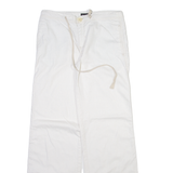 MNG Womens Trousers White Regular Wide-Leg W29 L31