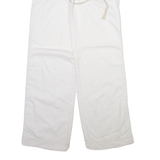 MNG Womens Trousers White Regular Wide-Leg W29 L31