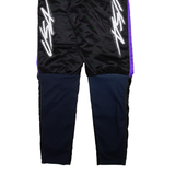 UT RACING Mens Trousers Black Regular Tapered Nylon W32 L31