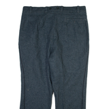Mens Trousers Grey Relaxed Straight W38 L28