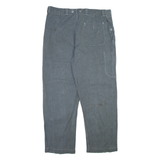 Mens Trousers Grey Regular Straight W36 L29