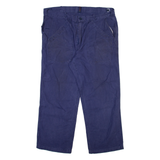 SPILAG Mens Trousers Blue Relaxed Straight W38 L27