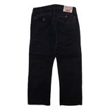 MUSTANG Mens Trousers Black Regular Straight W34 L28