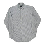 Blake Shirt Ralph Lauren Striped Shirt - Medium Blue Cotton