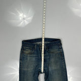 501 Levis Jeans - 32W 30L Blue Cotton