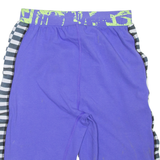 NIKE Womens Casual Shorts Purple Slim 90s M W32