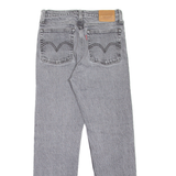 LEVI'S Wedgie BIG E Womens Jeans Grey Regular Straight W26 L26