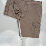 Wrangler Cargo Shorts - 36W 10L Brown Cotton