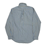 Radiant Ralph Lauren Striped Shirt - Medium Blue Cotton