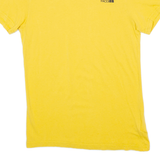 THE NORTH FACE Mens T-Shirt Yellow XS