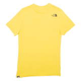 THE NORTH FACE Mens T-Shirt Yellow XS