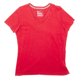 NIKE Slim Fit Womens T-Shirt Red XL