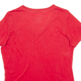 NIKE Slim Fit Womens T-Shirt Red XL