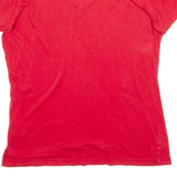 NIKE Slim Fit Womens T-Shirt Red XL