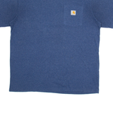 CARHARTT Mens T-Shirt Blue L