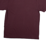 CARHARTT Loose Fit Mens T-Shirt Maroon M