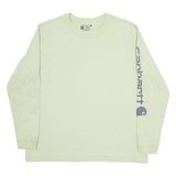 CARHARTT Womens T-Shirt Green Long Sleeve XL