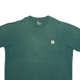 CARHARTT Mens T-Shirt Green 2XL