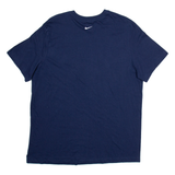 NIKE The Flocks Mens T-Shirt Blue USA XL