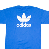 ADIDAS Womens T-Shirt Blue UK 10