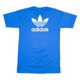ADIDAS Womens T-Shirt Blue UK 10