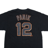 MAJESTIC Giants 12 Panik Mens T-Shirt Black USA XL