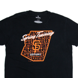 FANATICS San Francisco Giants Mens T-Shirt Black USA XL