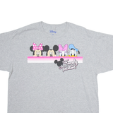 DISNEY Family Vacation Womens T-Shirt Grey XL