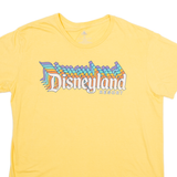 DISNEY Mens T-Shirt Yellow XL