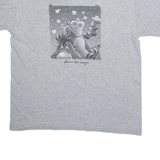 DISNEY Womens T-Shirt Grey M